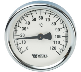 Термометр биметаллический накладной FR810(ТАВ) 80120 Watts 10006505(03.08.080) в Саратове 2
