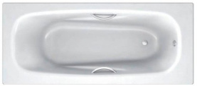 Стальная ванна BLB Universal Anatomica HG 170x75 см B75L-1 с отверстиями под ручки 232 мм в Саратове 0