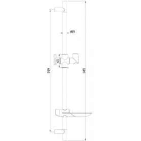 Душевая стойка Lemark LM8066C  с шестиугольной мыльницей в Саратове 1