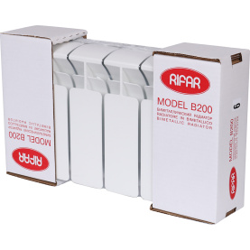 Радиатор биметаллический боковое подключение (белый RAL 9016) RIFAR BASE 200 6 секций в Саратове 9