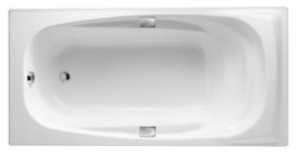 Ванна чугунная Jacob Delafon Rub Super Repos 180x90 E2902-00 с отверстиями для ручек в Саратове 1