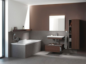 Раковина-столешница 65см с 1отв белая DURAVIT 2320650000 в Саратове 2