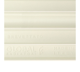 Радиатор биметаллический боковое подключение (белый RAL 9010) Global STYLE PLUS 350 12 секций в Саратове 9
