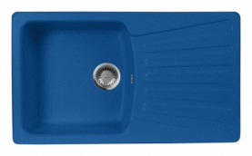 Мойка гранитная AquaGranitEx M-12 синий в Саратове 0