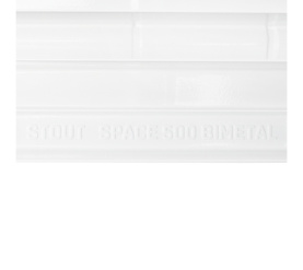 Радиатор биметаллический боковое подключение STOUT Space 500 8 секций SRB-0310-050008 в Саратове 6