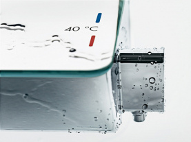 Термостат для ванны хром/белый HANSGROHE 13141400 в Саратове 7