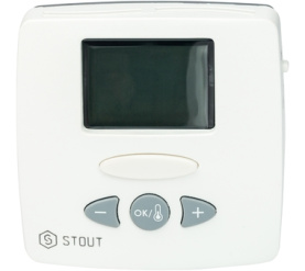 Термостат комнатный электронный WFHT-LCD. С выносным датчиком STOUT STE-0002-000015 в Саратове 0