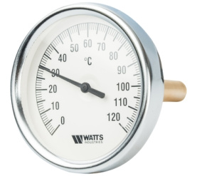 Термометр биметаллический с погружной гильзой 80 мм F+R801(T) 80100 Watts 10005950(03.02.100) в Саратове 1