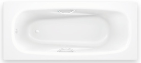 Стальная ванна BLB Universal Anatomica 170x75 см B75U42-1 с отверстиями под ручки 232 мм в Саратове 1