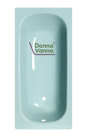 Ванна стальная ВИЗ Donna Vanna 150x70 морская волна, с опорной подставкой, DV-51931 в Саратове 1