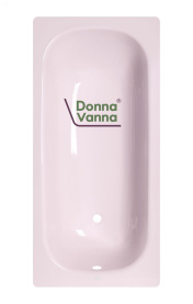 Ванна стальная ВИЗ Donna Vanna 150x70 розовый коралл, с опорной подставкой, DV-51942 в Саратове 1