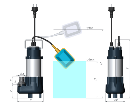 Дренажный насос Unipump FEKAPUMP V 750F с поплавковым выключателем в Саратове 1