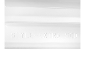 Радиатор биметаллический боковое подключение (белый RAL 9010) Global STYLE EXTRA 500 14 секций в Саратове 9