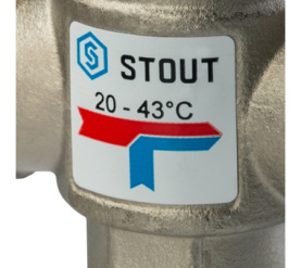 Термостатический смесительный клапан для систем отопления и ГВС 1 НР 20-43° STOUT SVM-0020-164325 в Саратове 3