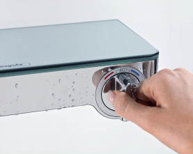 Термостат для ванны хром/бел HANSGROHE 13151400 в Саратове 4